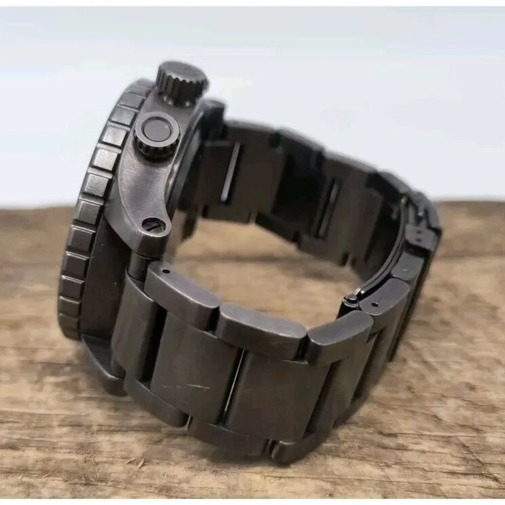 Nixon 48-20 Chrono 48mm Black Stainless Steel Case and Band, Men's Watch